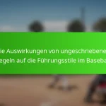 Die Auswirkungen von ungeschriebenen Regeln auf die Führungsstile im Baseball