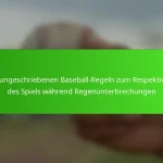 Die ungeschriebenen Baseball-Regeln zum Respektieren des Spiels während Regenunterbrechungen