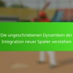 Die ungeschriebenen Dynamiken der Integration neuer Spieler verstehen