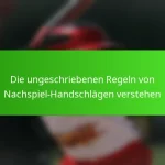 Die ungeschriebenen Regeln von Nachspiel-Handschlägen verstehen